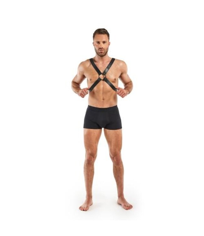 Lionel Bondage Harnas - Zwart