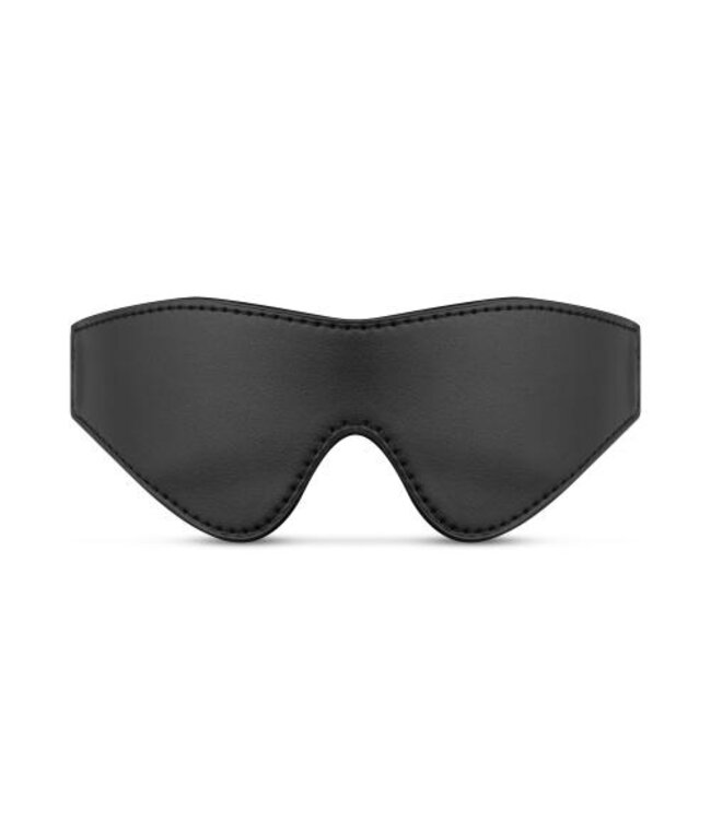 Imitatieleren Oogmasker - Zwart