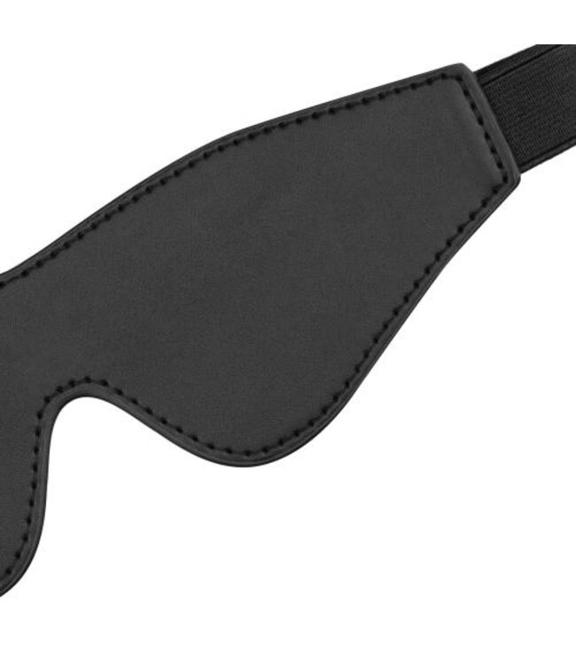 Imitatieleren Oogmasker - Zwart