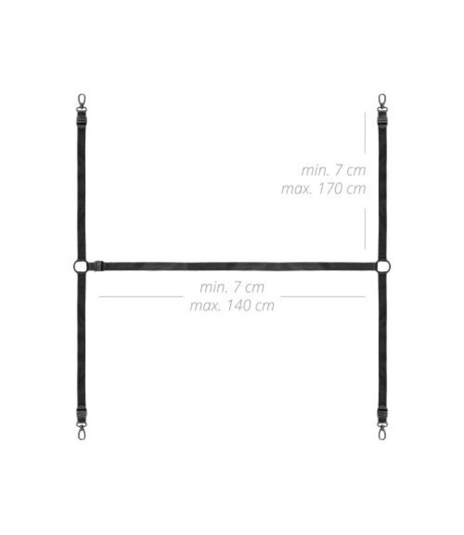 Bedroom Fantasies - Under Mattress Restraint Set