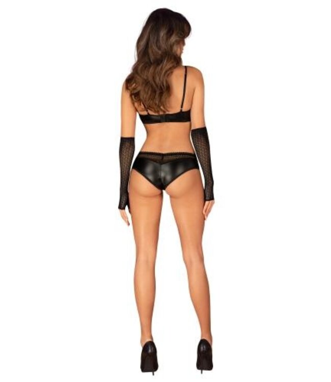 A772 Kanten Handschoenen - Zwart