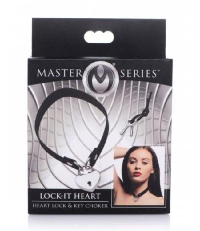 Lock-It Heart Choker Met Afsluitbaar Hartje