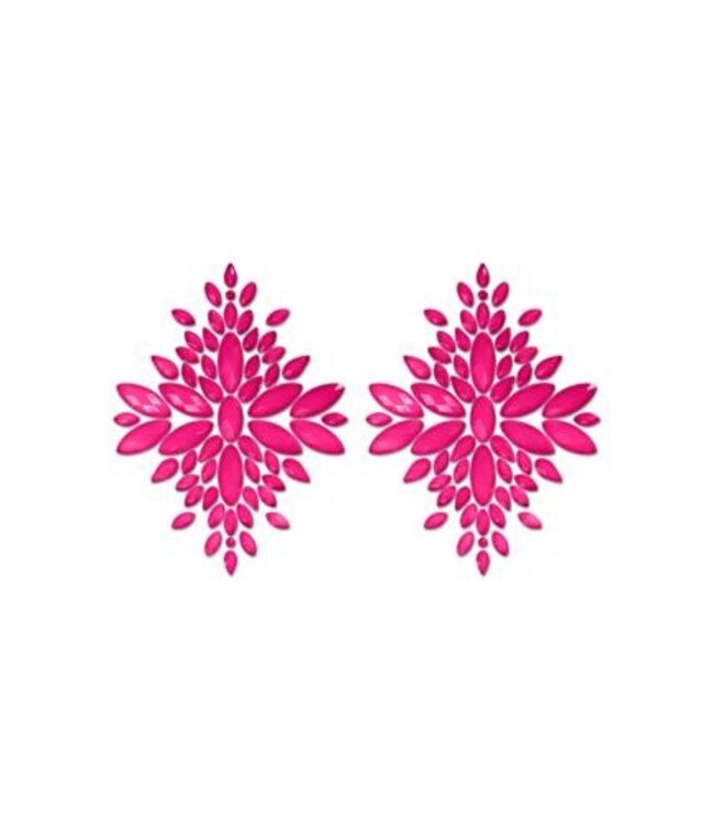 Glow in the Dark Kristallen Plakkers - Neonroze