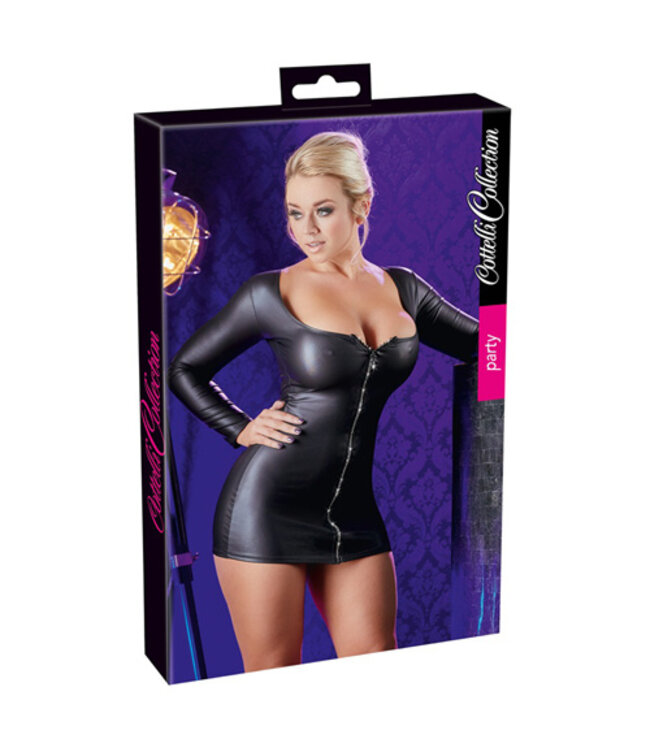 Mini Jurkje Met Glinsterende Rits