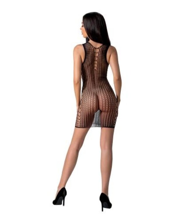 Passion - BS097 Net Jurkje - Zwart