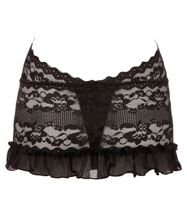 Kanten Jurkje - Zwart