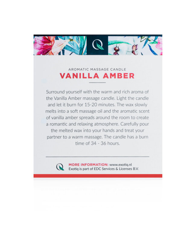 Exotiq Massagekaars Vanille Amber - 200g