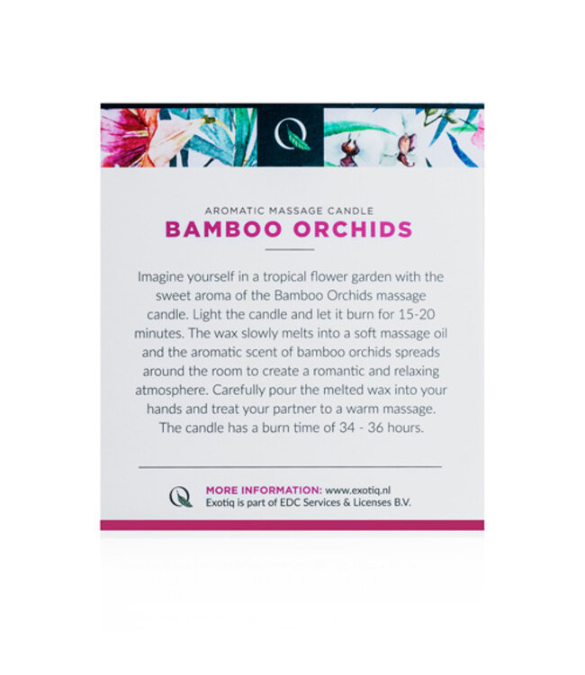 Exotiq Massagekaars Bamboe Orchideeën - 200g