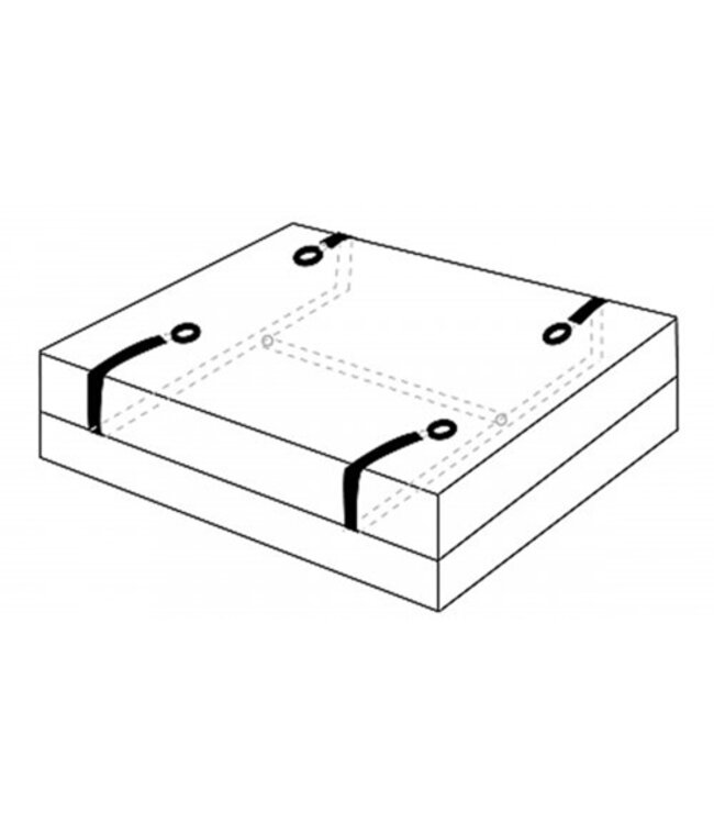 XR Brands - Hold Me Bed Bondage Set - Zwart