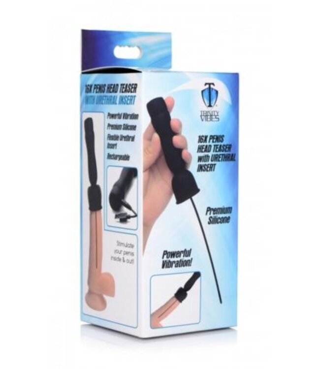 Penis Dilator Met Vibrerende Eikelstimulator