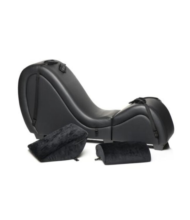 Kinky Seks Lounge met Kussens - Zwart