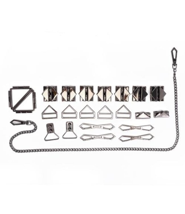 LOCKINK - Bondage & Restraint Set - negro