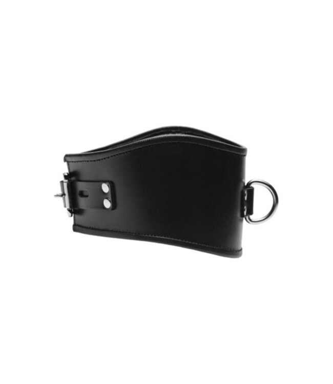 Gewatteerde lederen houding vergrendelende kraag