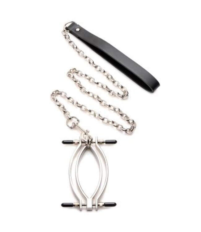 Pussy Tugger Verstelbare Vagina Klem Met Ketting