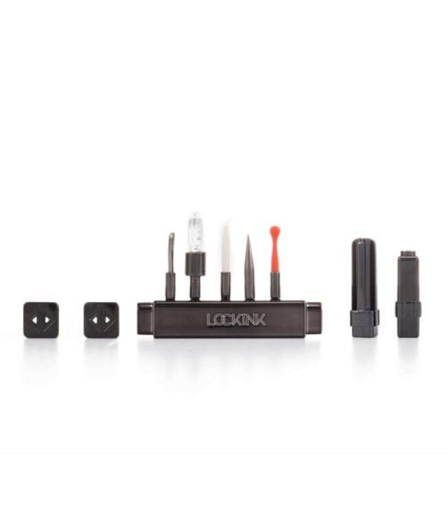 LOCKINK - Teasing & Impact-Play Set - zwart