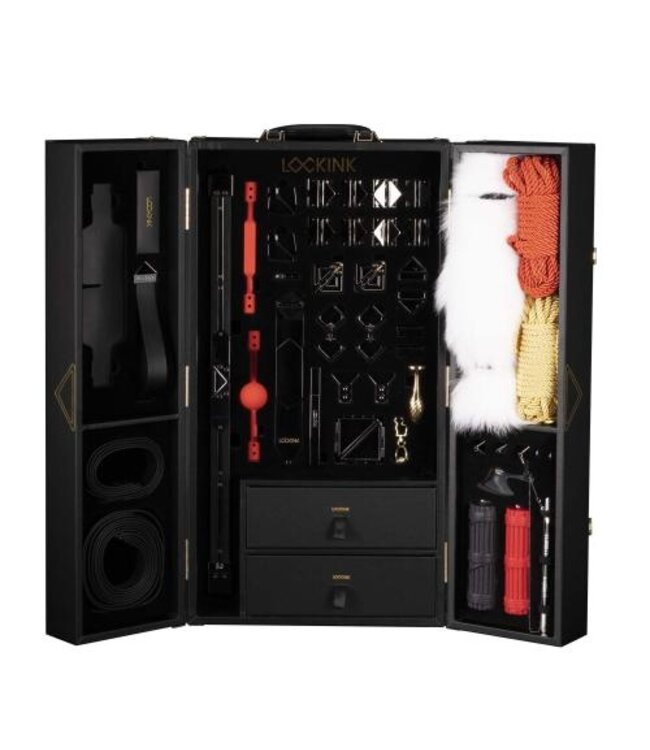 LOCKINK Alles-in-1 BDSM Speelset - zwart