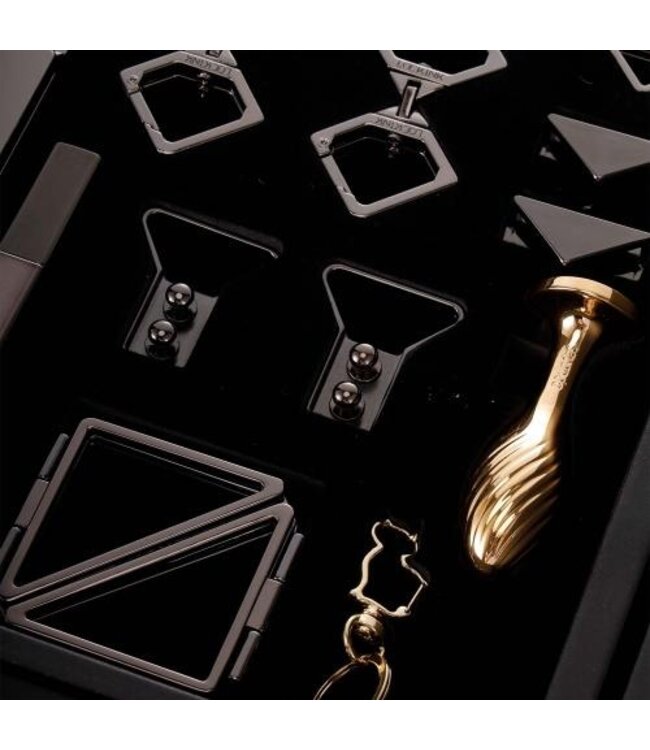 LOCKINK Alles-in-1 BDSM Speelset - zwart