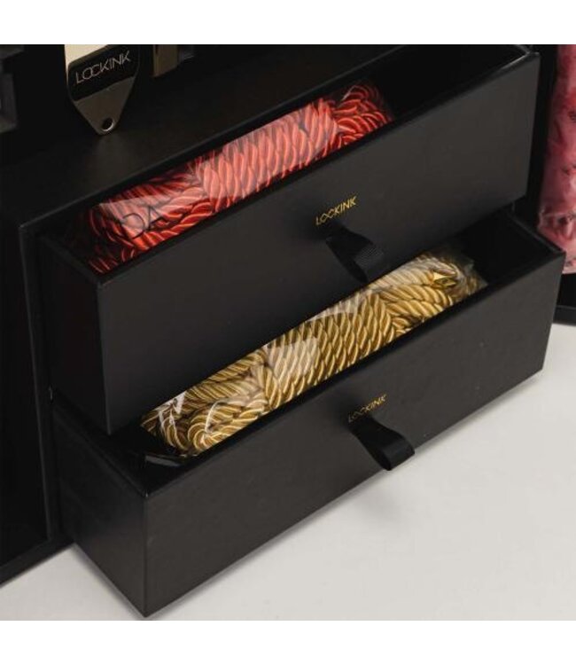 LOCKINK Alles-in-1 BDSM Speelset - zwart