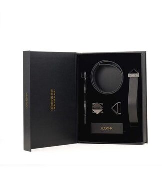 LOCKINK LOCKINK -  Halsband met Riem Set - zwart