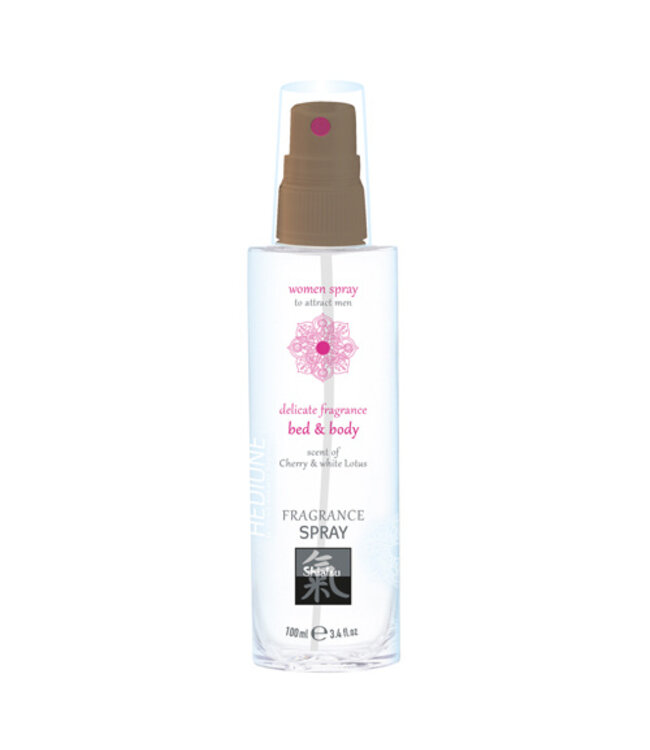 Feromonen Bed & Body Spray Voor Vrouwen - Kers & Witte Lotus