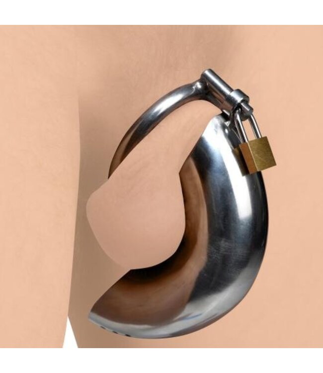 Roestvrij Stalen Penis Kooi Met 3 Ringen