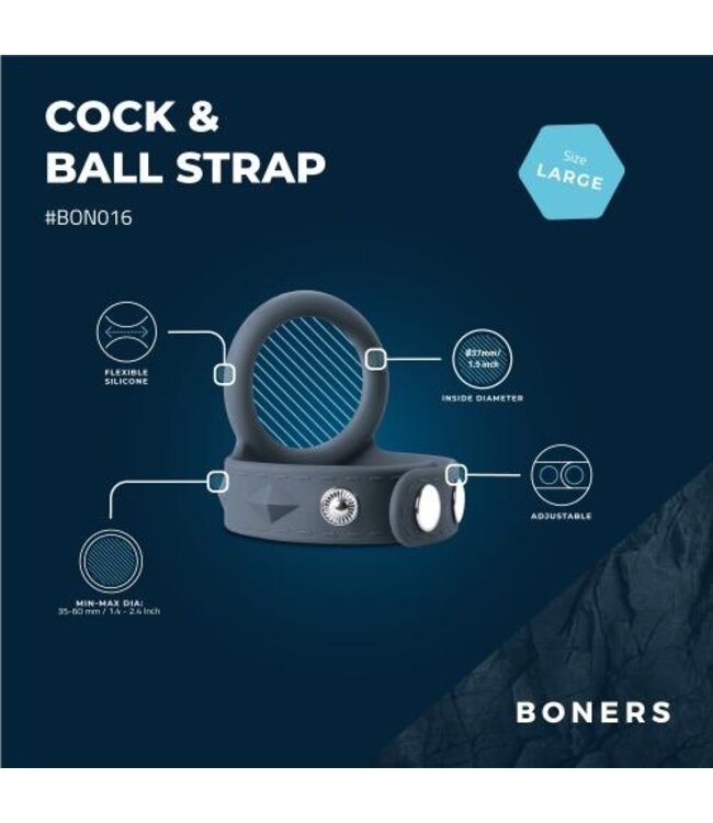 Boners Cock & Ball Strap - L