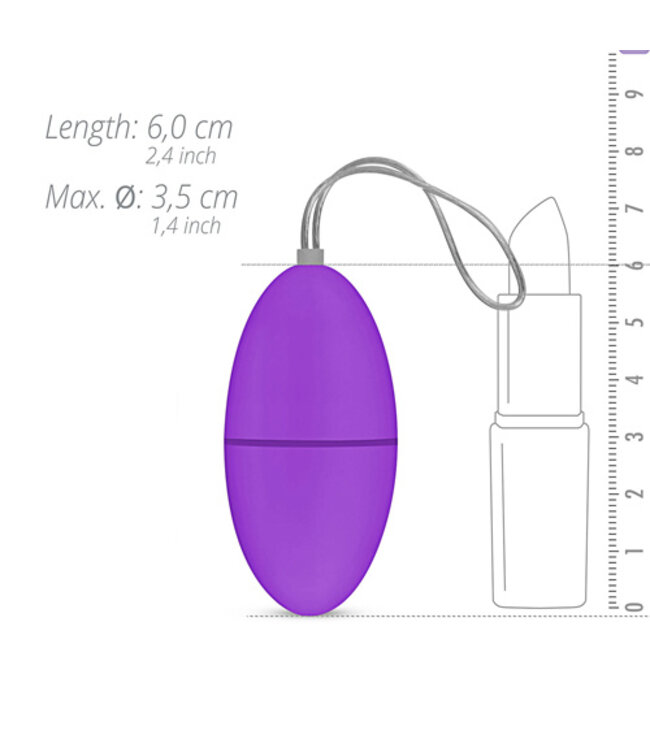 EasyToys - Vibratie Ei - Paars