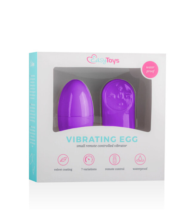 EasyToys - Vibratie Ei - Paars