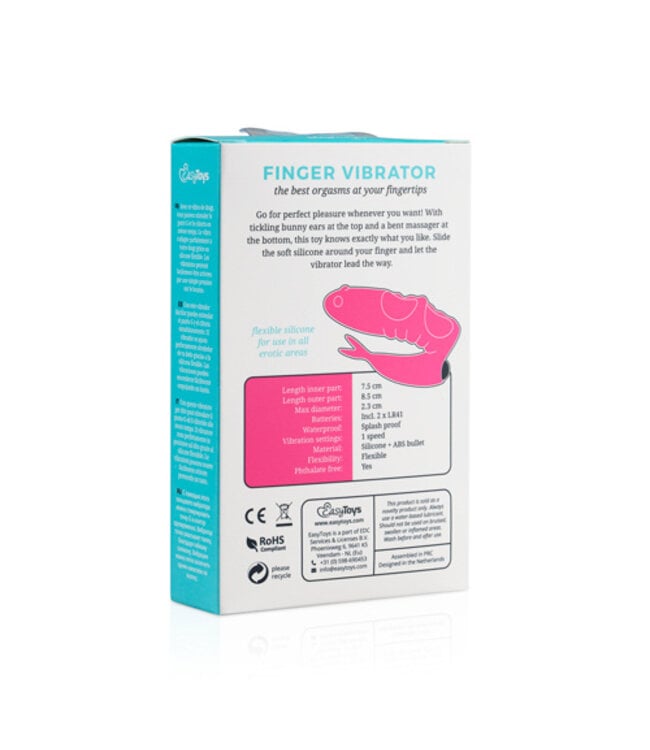 Vinger Vibrator - Roze