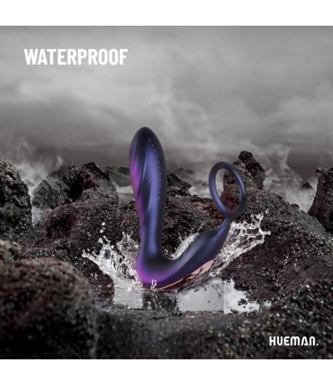 Hueman - Black Hole Anaal Vibrator Met Cockring