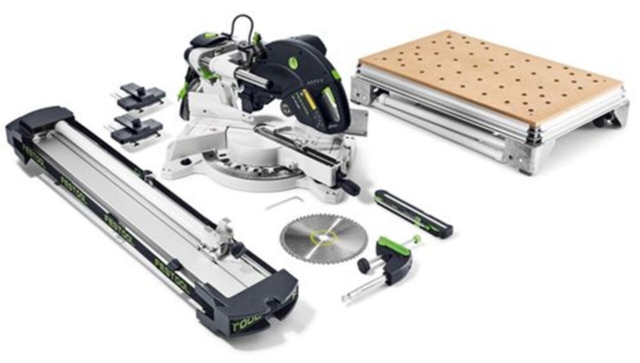 Festool KS 120 REB-Set-MFT Afkortzaag + Onderstel + Aanslagen  - 576663