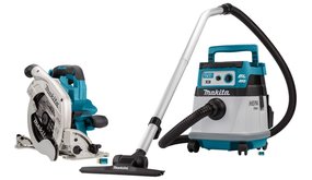 Makita DLX2383UX1 2x18 V AWS Combiset voor zagen (235mm) en stofzuigen