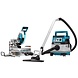 Makita DLX2386UX1 2x18 V AWS Combiset voor afkorten (260mm) en stofzuigen