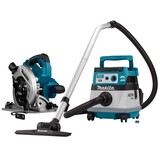 Makita DLX2389UX1 2x18 V AWS Combiset voor zagen (190mm) en stofzuigen