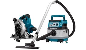 Makita DLX2389UX1 2x18 V AWS Combiset voor zagen (190mm) en stofzuigen