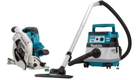 Makita DLX2390UX1 2x18 V AWS Combiset voor zagen (235mm) en stofzuigen