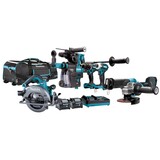 Makita DK0128G601 40 V Max Combiset boren, (slag)schroeven, slijpen en zagen