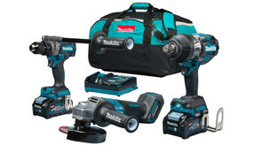 Makita DK0158G301 40 V Combiset boren, (slag)schroeven, bevestigen en slijpen
