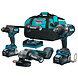 Makita DK0158G301 40 V Combiset boren, (slag)schroeven, bevestigen en slijpen