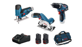 Bosch Toolkit 12V Li-Ion accu 3-delige combiset - 0615990M05