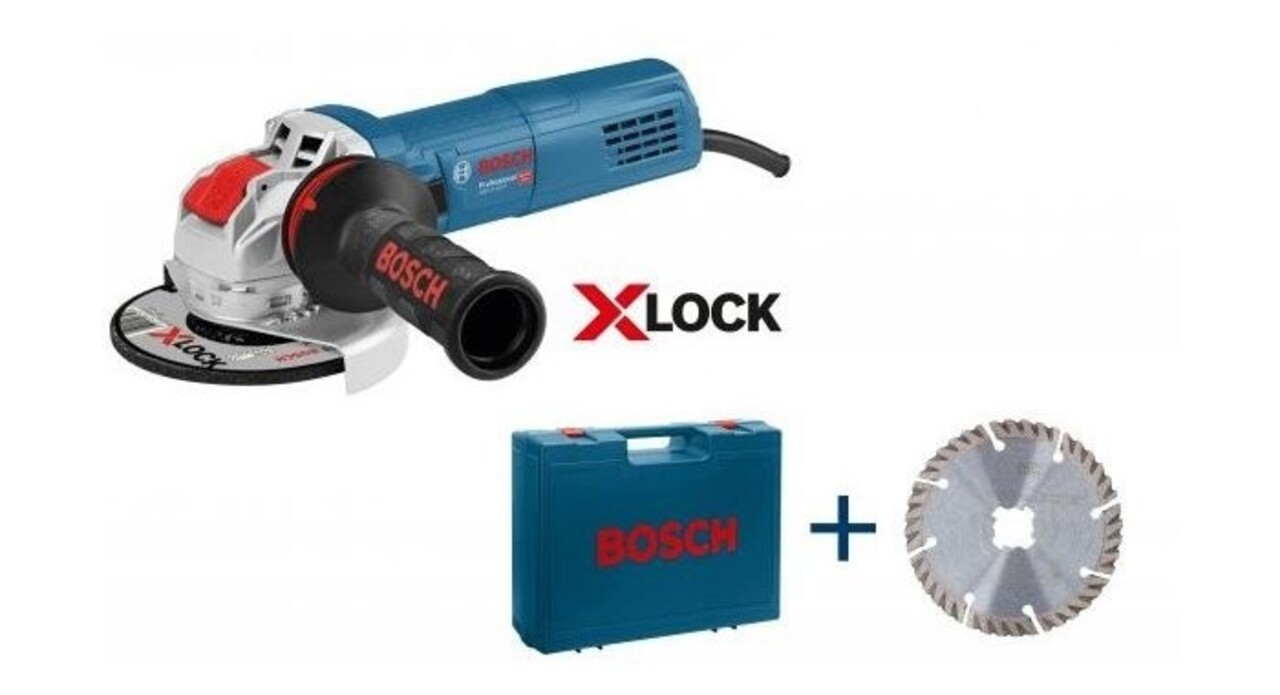Bosch GWX 9-125 S Haakseslijper 125 mm - 0615990L0V Bosch GWX 9-125 S Haakseslijper 125 mm - 0615990L0V