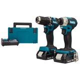 Makita DLX2423AJ 18 V Combiset voor lichter boor- en (slag)schroefwerk