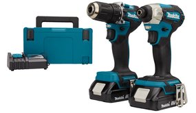 Makita DLX2423AJ 18 V Combiset voor lichter boor- en (slag)schroefwerk