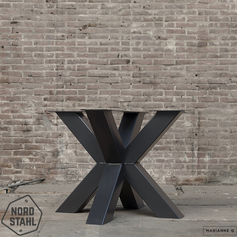 Nordstahl Stalen onderstel tafel - Double X leg heavy - Nordstahl