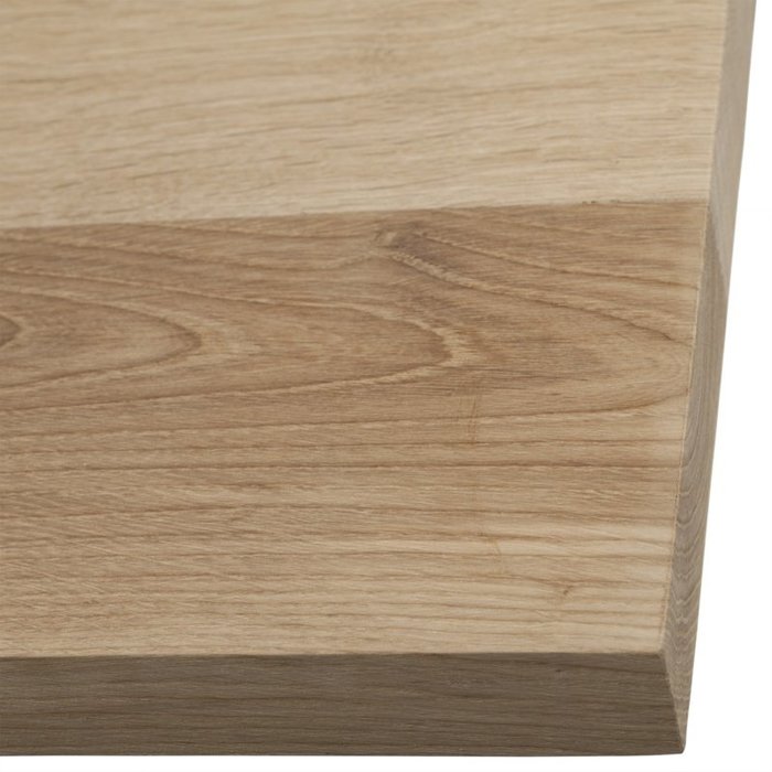 Wood & Work Houten tafelblad - 4cm dik eiken - Rechte afwerking