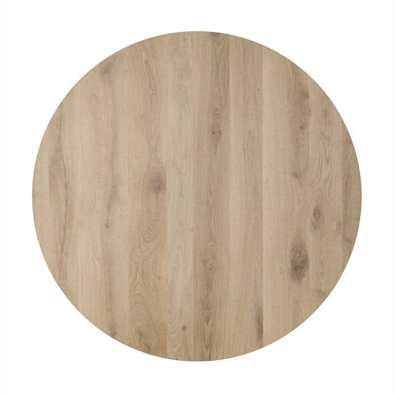 Wood & Work Eiken tafelblad - 4cm dik eiken - rond