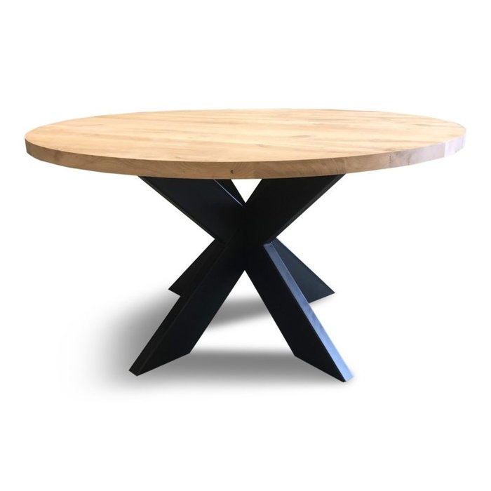 Wood & Work Eiken tafelblad - 4cm dik eiken - rond