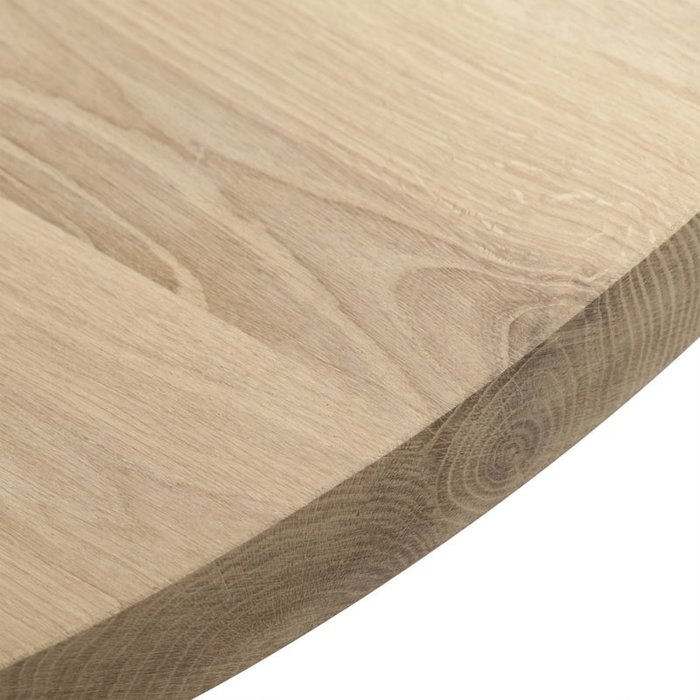 Wood & Work Eiken tafelblad - 4cm dik eiken - rond