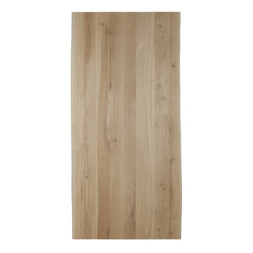 Wood & Work Eiken tafelblad - 4cm dik - Boomstam afwerking
