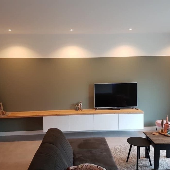 Wood & Work Houten plank - 4cm dik eikenhout - Besta kast